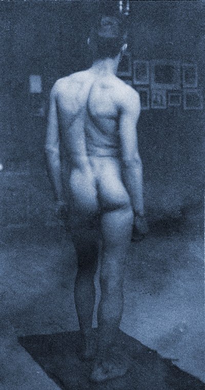 Nude portrait of Samuel Murray in Eakin